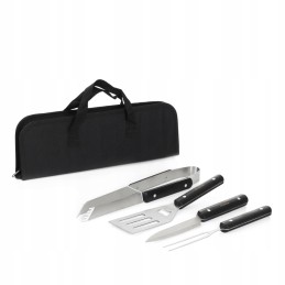 Lengvas grilio priedų rinkinys kepimui dėkle, 4 elementai 37x13 cm hom