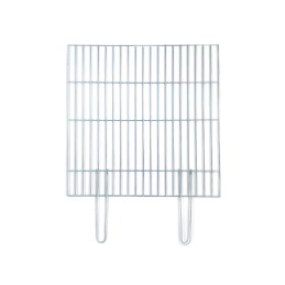 Chromuotos grilio konstrukcijos grotelės 60x60 - sulankstomos rankenos