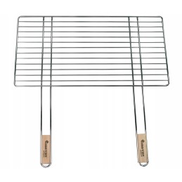 Mangalos grilio grotelės 58x30 su medine rankena