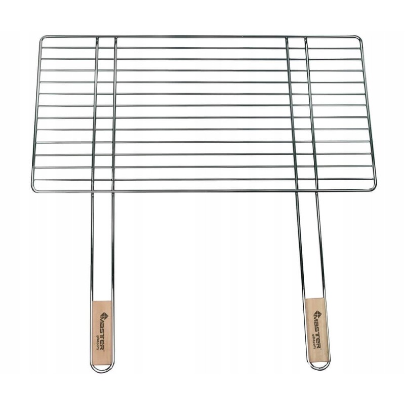 Mangalos grilio grotelės 58x30 su medine rankena