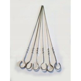 Kieto šašlyko iešmeliai papildomai 50 cm