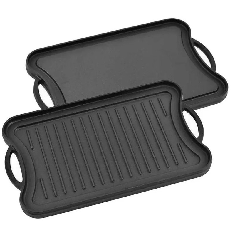 cast iron plate grill grate 42x26 grill pan