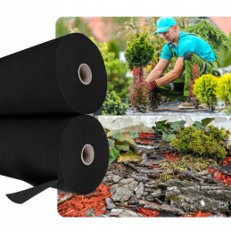 Juoda agrotekstilė 1,6m 100g UV 5m bellushortus