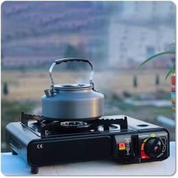 Mažas dujinis grilis, nešiojamas turistinis sodo dangtis, 2 x nemokamos dujos