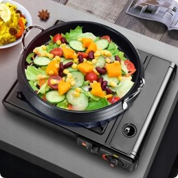 Mažas dujinis grilis, nešiojamas turistinis sodo dangtis, 2 x nemokamos dujos