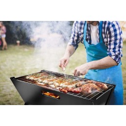 Turistinio sodo anglių grilis, nešiojamas, sulankstomas, kempingas