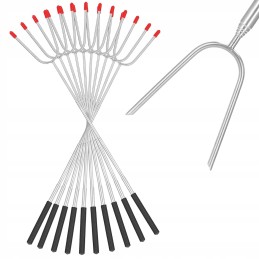 Grilio lazdelė, dešros šakutė, teleskopinis rinkinys, 10 vnt.