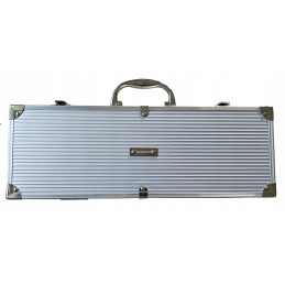 BBQ stalo įrankių aksesuarai, 5 dalių rinkinys tvirtame lagamine