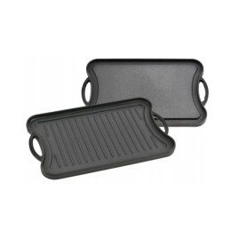 Cast iron grill plate rossner austria rectangular 42 x 25 cm 25 cm