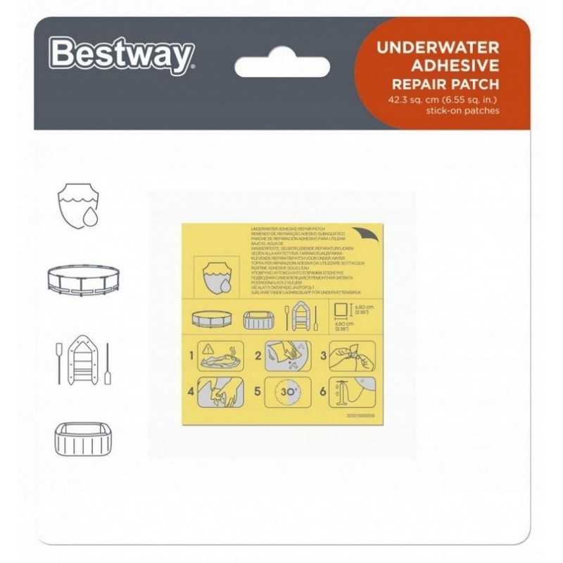 „Bestway“ pripučiamų daiktų povandeniniai remonto pleistrai