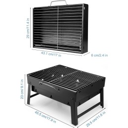 Uten nešiojamos nerūdijančio plieno sulankstomos kepsninės