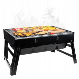 nešiojamas sulankstomas anglinis turistinis grilis su sodo lagaminu