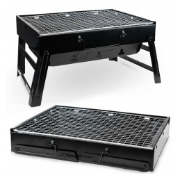 nešiojamas sulankstomas anglinis turistinis grilis su sodo lagaminu