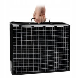 nešiojamas sulankstomas anglinis turistinis grilis su sodo lagaminu