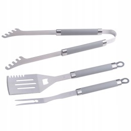 Grilio rinkinys 3 vnt griebtuvas, mentelė, šakutė