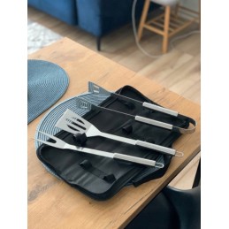 Heckermann 4in1 kepsninės stalo įrankiai + dėklų rinkinys