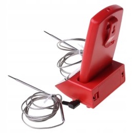 Belaidis✅dvigubas✅termometras su signalizacija ir įkišamais zondais. modelis: th-102