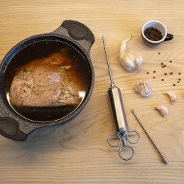 Nerūdijančio plieno purkštukas 60ml + 2 adatos browin 311102