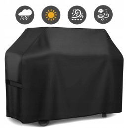 Didelis dangtelis sodo griliui, tvirtas, atsparus grilis, 118x145x60 cm