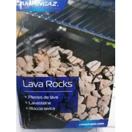 Vulkaniniai lavos akmenys šašlykams 3 kg kempingas