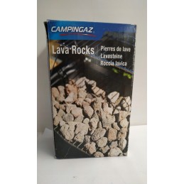 Vulkaniniai lavos akmenys šašlykams 3 kg kempingas