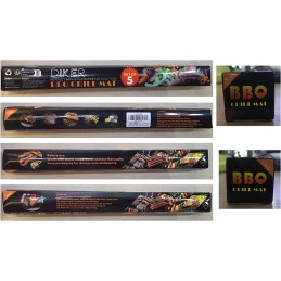 5x Teflon grilio kilimėlis grilio kepimo skardos BBQ rinkinys 50x40