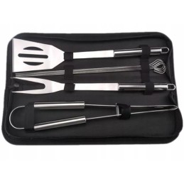 Kepsninės komplektas dėkle, priedai, kepsninės reikmenys 9 viename