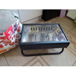 Sodo vakarėlio kepsninė su anglimis 48 x 28 cm, lagaminas, sulankstomas, apie 36 cm