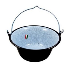 Originalus vengriškas emaliuotas katilas, 13l