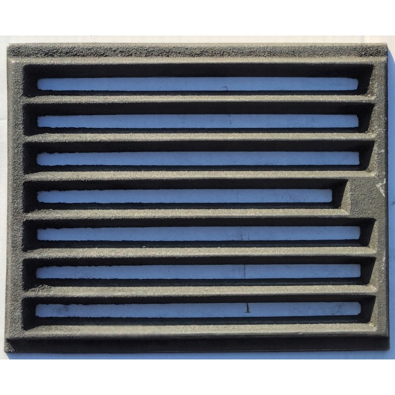 Ketaus židinio grotelės virtuvinei viryklei 25x20 5 pl