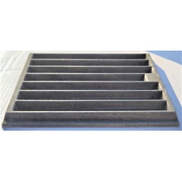 Ketaus židinio grotelės virtuvinei viryklei 25x20 5 pl