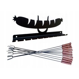 Laužo lazdos, kielbasa šakutės, 150cm pakaba