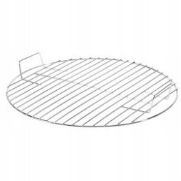 Grilio grotelės grilis sr 42cm naujas chromo rankenėlių šepetys