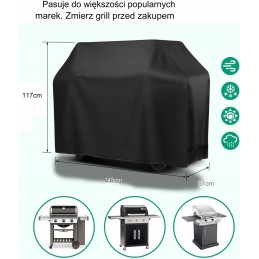 Neperšlampamas grilio dangtis, atsparus plyšimui, aukštos kokybės