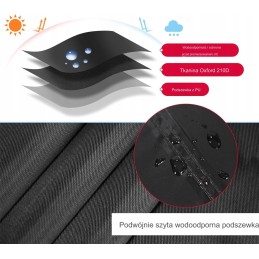 Neperšlampamas grilio dangtis, atsparus plyšimui, aukštos kokybės