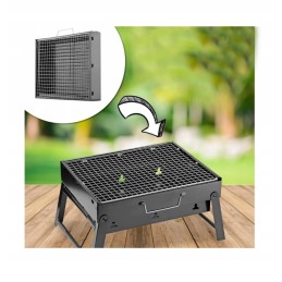 Turistinis grilis nešiojamas sulankstomas lagaminas anglies kempingo kepsninė