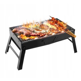 Turistinis grilis nešiojamas sulankstomas lagaminas anglies kempingo kepsninė