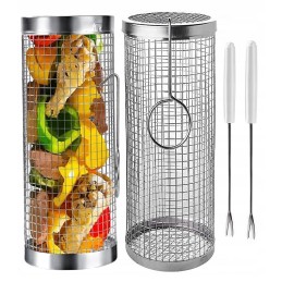 2 x grotelių ritininis krepšys 30 x 9 cm