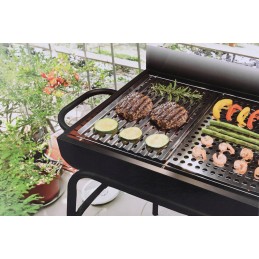 Perforēta grila plāksne, tērauda reste, nerūsējošais tērauds, bbq