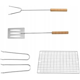 Sodo grilis turistams nešiojamas sulankstomas lagaminas stovyklavimo reikmenys