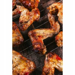 Nešiojama anglies kepsninė su reguliuojamomis grotelėmis