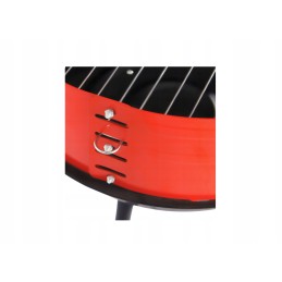 Sulankstomas, turistinis, metalinis sodo grilis su anglimis, arklidė, didelės grotelės