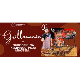 Sulankstomas, turistinis, metalinis sodo grilis su anglimis, arklidė, didelės grotelės