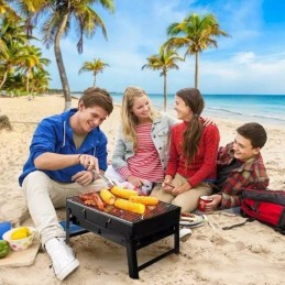 ⭐ Sulankstomos anglies kepsninės kompaktiškos turistinės mažos ⭐