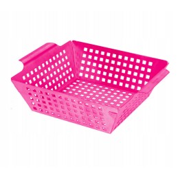 Grilling basket grill pan perforated