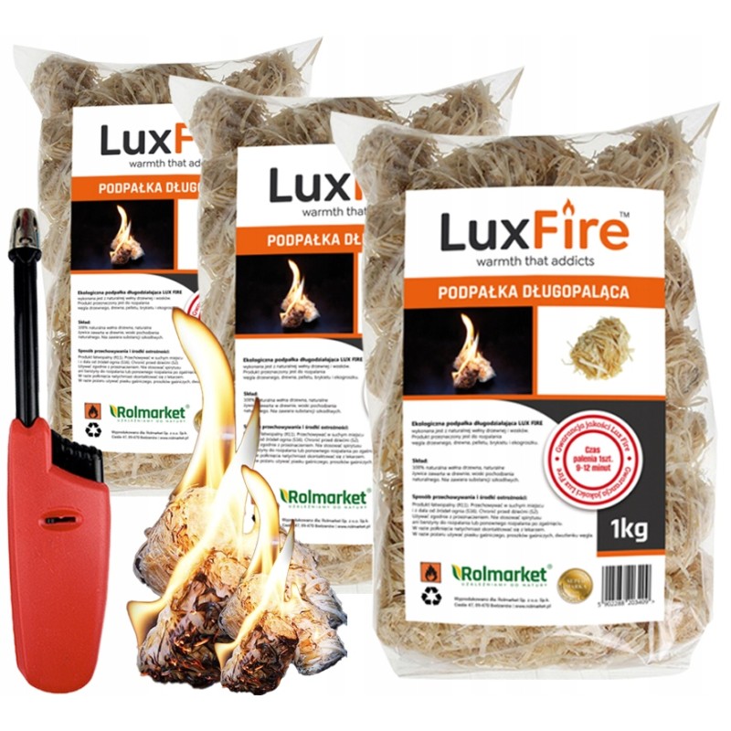 � Lux Fire ilgai degantis degiklis 3kg (3x1kg) + degiklis