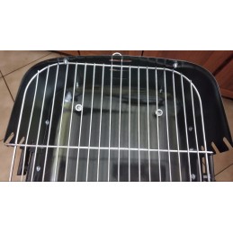 Sodo kepsninė su anglimis su reguliuojamomis grotelėmis iškylai