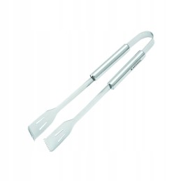 Grilio stalo įrankių rinkinys: žnyplės + mentelė + natūralus šepetys