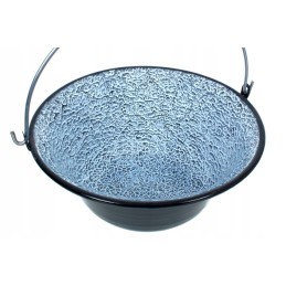 Lauko emaliuotas grilio puodas, pakabinamas, 6l