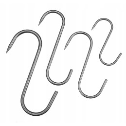 Chifa mėsininko kabliukas, aštrus-bukas galiukas 350mm